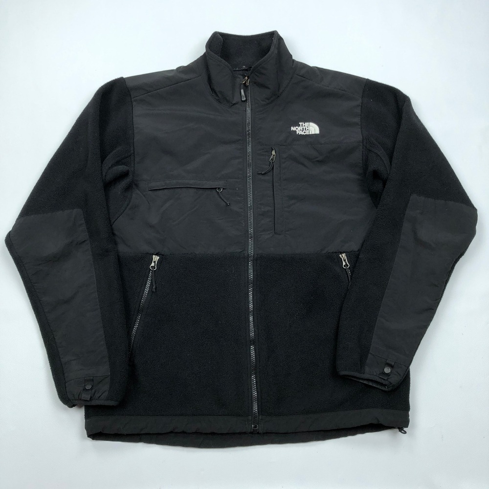 The North Face Denali Polartec Fleece Jacket Black Mens Medium TNF